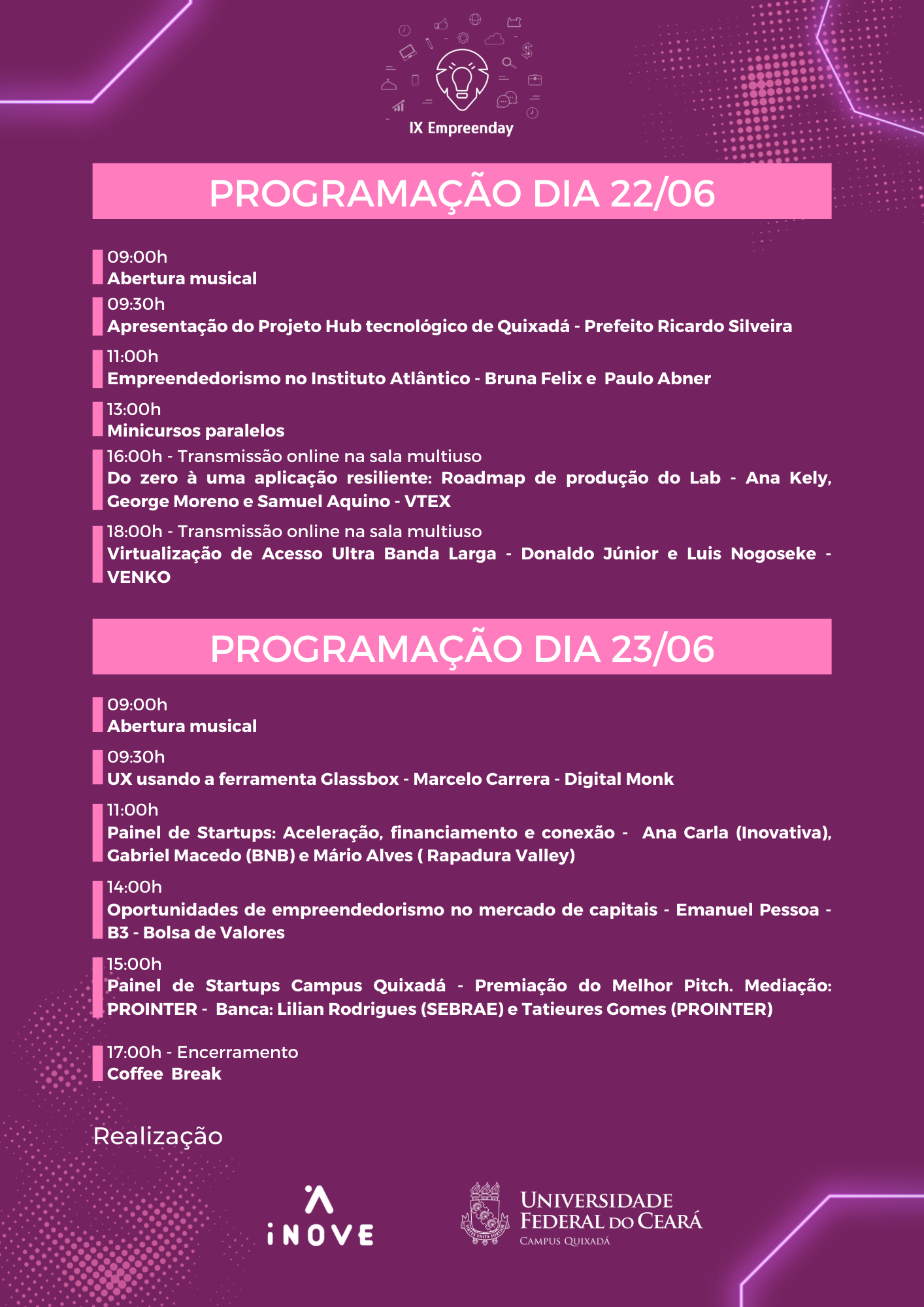 Programacao geral