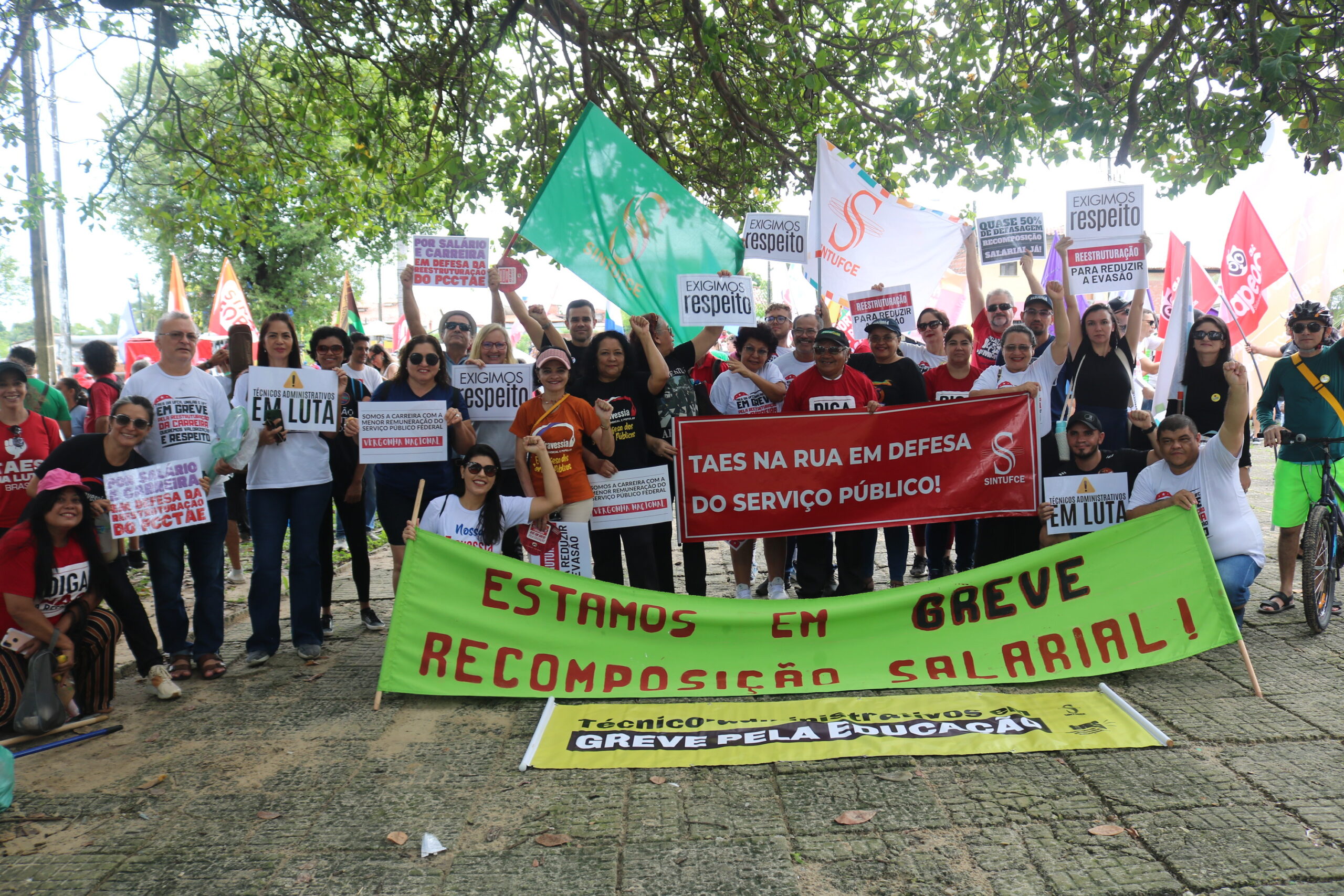 Servidores TAE em greve